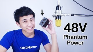 รีวิว 48V Phantom Power เปลี่ยนไมค์เสียงเฮียร์ ให้เป็นเสียงหงส์ [upl. by Ydok]