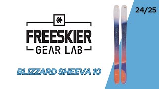 FREESKIER Gear Lab First Impression Blizzard Sheeva 10 [upl. by Nywloc]