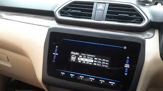 2022 Maruti Suzuki Swift Dzire VXI Radio amp Bluetooth Phone Setup [upl. by Wilow]