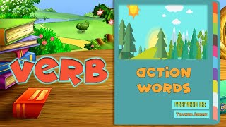 VerbsAction Words English Grammar for Kids Tser Jords [upl. by Aitsirt]