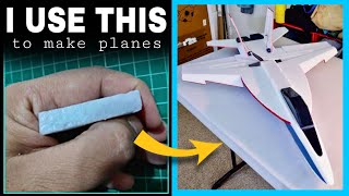 HOW I BUILD MY RC PLANES  Best Material Used To Make RC Planes in Hindi  Scratch Built RC Airplane [upl. by Orton314]