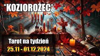 KOZIOROŻEC TAROT TYDZIEŃ 25111122024 [upl. by Roderica]