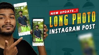 How to upload long photo in Instagram TAMIL upload full size photo in Instagram PhotographyTamizha [upl. by Hsuk]