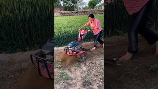 Multifunctional Power Tiller micro tiller gasoline Plow ditching machine 80 satisfying [upl. by Britney]