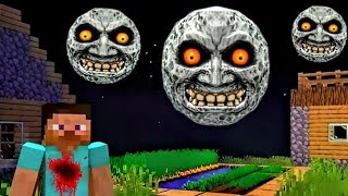 i Found Scary LUNAR MOON 😱 in Minecraft  Minecraft Lunar Moon [upl. by Waltner888]