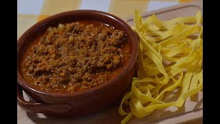 Ragù alla Bolognese  Bolognese Sauce [upl. by Neleag]