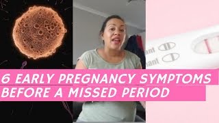 6 early pregnancy symptoms before youve missed a period  Midwife Marley [upl. by Aihsetal]