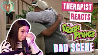 Therapist Reacts to Fresh Prince Dad Scene emotional willsmith reaction [upl. by Hulbig]