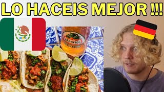 Extranjero reacciona a 🇲🇽 COMIDA CALLEJERA MEXICANA [upl. by Thibaud]