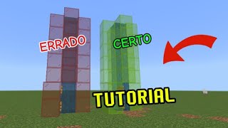 COMO FAZER UM ELEVADOR DE ÁGUA NO MINECRAFT [upl. by Bartholomeo]