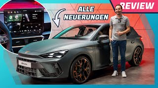 Cupra Leon Facelift 2024  Alle Infos Motoren  Infotainment besser  Qualität  Neue Funktionen [upl. by Neeoma]