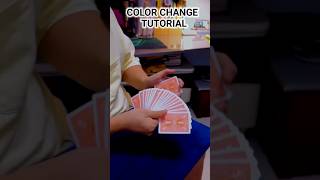 Best fan Color Change 😱😱 tutorial cardgame tricks cardmagictric cardtrick tranding shorts [upl. by Elleynad729]