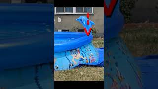 How to Use Submersible Water Pump to drain pool shorts [upl. by Saihttam]