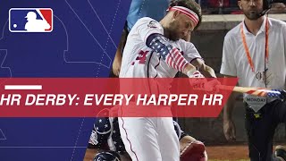 Bryce Harper belts 45 HRs en route to 2018 Derby win [upl. by Ranson]