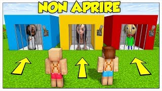 NON APRIRE LA PRIGIONE SBAGLIATA  Minecraft ITA [upl. by Attenat]