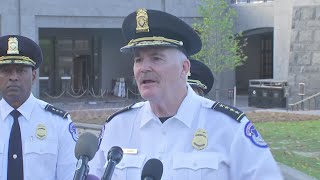 Chief of US Capitol Police discusses arrest of man found with flare gun torch lighter [upl. by Kreitman682]