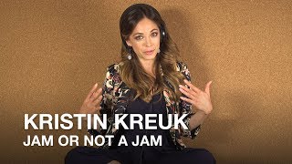 Actress Kristin Kreuk plays Jam or Not a Jam [upl. by Berkow135]