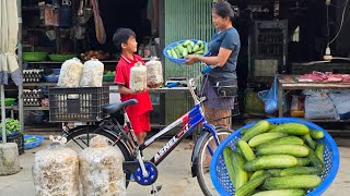 Harvest cucumbers in exchange for mushroom embryos for planting enjoy homemade grilled pork [upl. by Chavey]