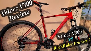 Veloce V300 REVIEW  Veloce v300 Vs RockRider Pro Gen 2  Veloce cycle price in bangladesh 2023 [upl. by Noyart]