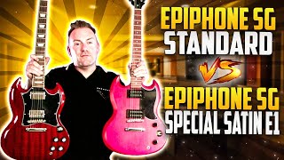 Epiphone SG Standard VS Epiphone SG Special Satin E1 [upl. by Valeria]