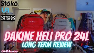 Dakine Heli Pro 24 backpack long term review Avalanche Pack onecutmedia [upl. by Rihana]