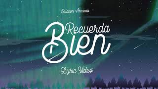 Recuerda Bien  Video Con Letra  Eslabon Armado [upl. by Neeroc]