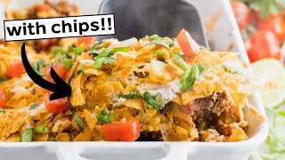 30 minute CRUNCHY Keto Taco Casserole No egg [upl. by Ngo]