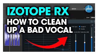 Izotope RX  How to Clean Up a Bad Vocal  Izotope RX De Reverb De Hum De Noise [upl. by Miriam]