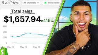 0 TO 1000 in 7 DAYS with Shopify Dropshipping [upl. by Alarick]