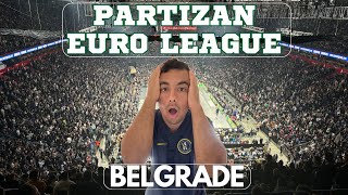 Partizans INSANE Euro League Basketball Atmosphere [upl. by Magner]