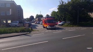 Einsatzfahrt VUmehrPKlemmt auf der Autobahn 31  LZ Gronau [upl. by Llewon137]