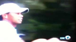 Tiger Woods flings club into crowd [upl. by Lecram]