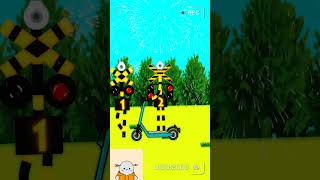 railroad crossing monkey railroad gameplay railroadcrossing railway rail robot shorts [upl. by Yesdnil]