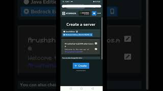 How to create server on aternos aternos pe server kaise banaye server minecraftaternosserver2022 [upl. by Lucania]