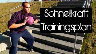 Ganzkörper Schnellkraft und Schnelligkeitstraining Krafttraining Trainingsplan Athletik [upl. by Treblig]