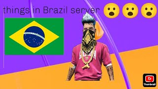 very shocking things in Brazil server 😮😮😮 freefire brazil viralvideo [upl. by Enej]