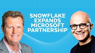 Snowflake Expands Partnership With Microsoft  The Executive Perspective [upl. by Nylasor]