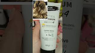 Matizar el pelo rubio o naranja Mercadona  Qué mascarilla usar para eliminar el amarillo del pelo [upl. by Hafeetal854]