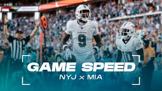 RELIVE THE OVERTIME THRILLER WIN OVER THE JETS l Game Speed l Miami Dolphins [upl. by Nauqed]