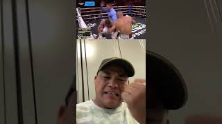 Rolly Romero vs isaac pitbull cruz referee stop the fight [upl. by Annelg]