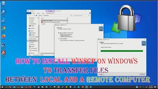 How to Install WinSCP on Windows to transfer files between local and a remote computer [upl. by Warfore]