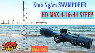 KÍNH NGẮM PCP  HÀNG VỀ KÍNH NGẮM SWAMPDEER HD MAX 416X44 SFFFP  CHỐNG NHẢY TÂM CHỐNG NƯỚC [upl. by Eiramnwad]