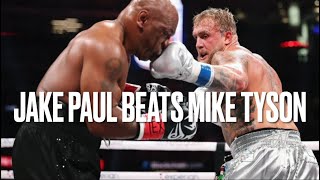 MIKE TYSON LOSES TO JAKE PAUL  miketyson jakepaul boxing subscribe shorts short shortvideo [upl. by Rimat]