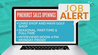 Pinehurst Resort searching for retail workers at main shops [upl. by Aipmylo]