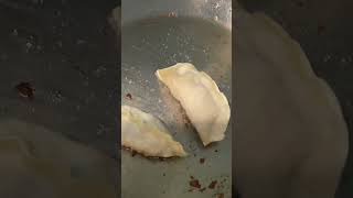 Perfectly cooked 🥟 gyoza from frozen shorts asmr [upl. by Fabrin73]