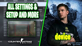 device CSGO Settings Monitor Settings Crosshair Viewmodel Gear and Settings 2021 [upl. by Hamann809]