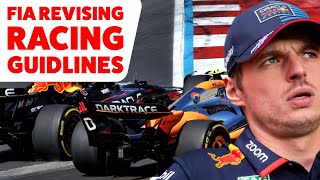 F1 and FIA to revise overtaking rules after NORRIS and VERSTAPPEN incident [upl. by Horatia]