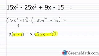 Factoring by Grouping [upl. by Eugene452]