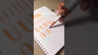 How to do calligraphy 😜😜 artist art beautiful diy [upl. by Aitnohs]