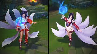 AHRI VISUAL REWORK COMPARISON OLD VS NEW  League of Legends [upl. by Marijane647]